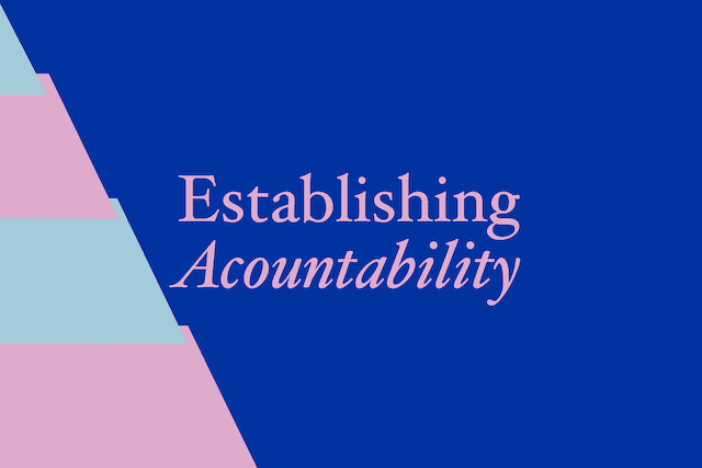 Establish Accountability worksheet preview