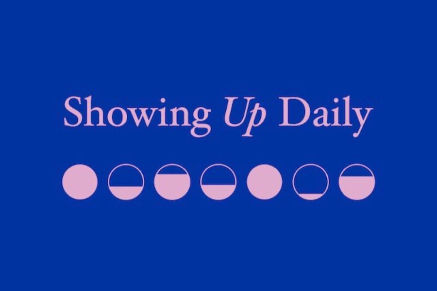 Showing Up Daily worksheet preview