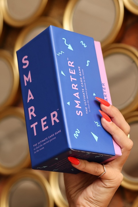 Smarter Card Game box and cards